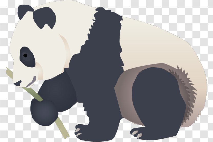 Giant Panda Symbol - Drawing - Hand-painted Cartoon Logo Transparent PNG