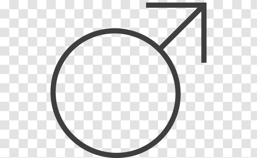 Male Gender Symbol - Watercolor Transparent PNG