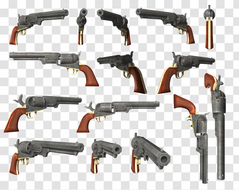 Firearm Revolver Pistol Clip Art - Air Gun - Weapon Transparent PNG