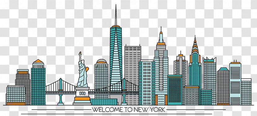 Chrysler Building Vector Graphics Illustration Desktop Wallpaper - Downtown - Summer City Glitter Nyc Transparent PNG