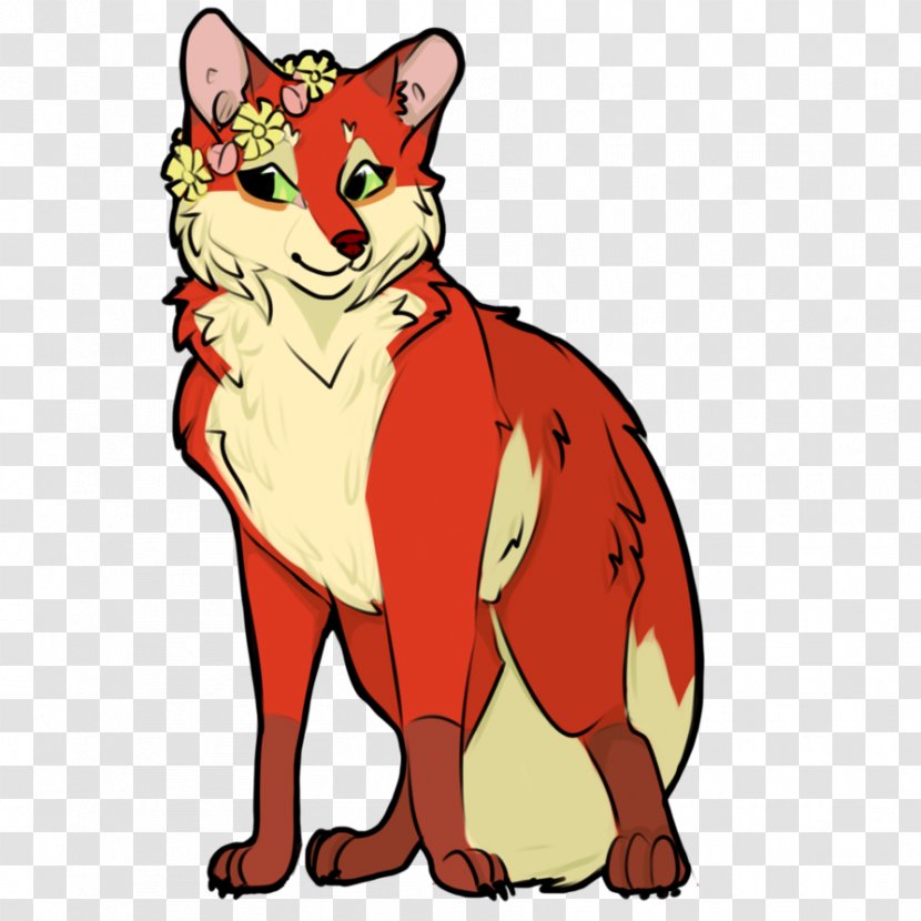 Whiskers Red Fox Cat Clip Art - Dog Like Mammal Transparent PNG