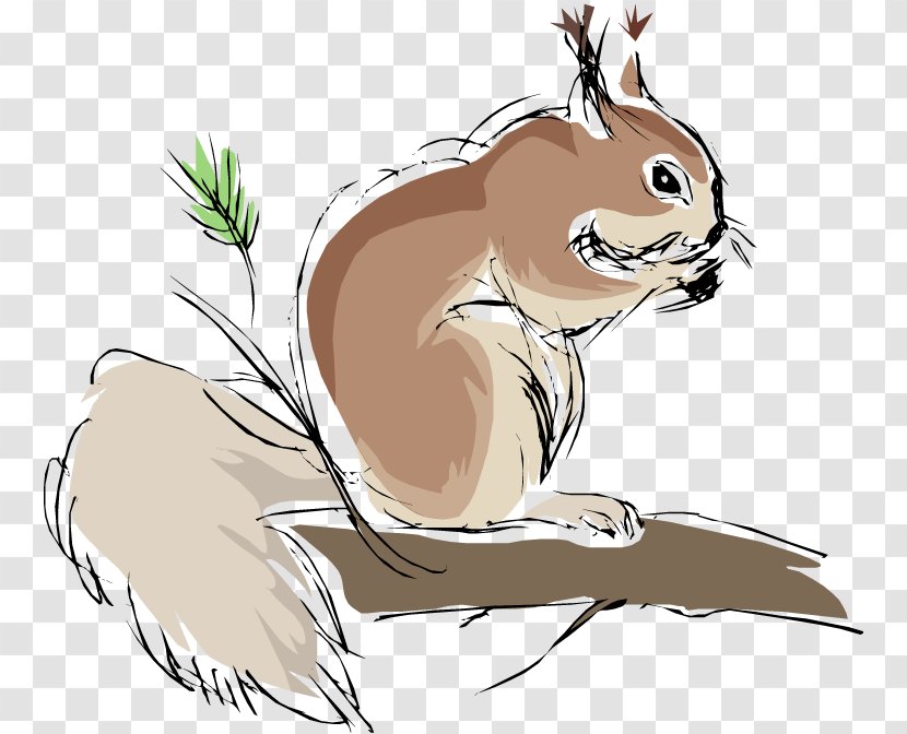Squirrel Chipmunk Rodent Clip Art - Hare - Yak Animal Picture Transparent PNG