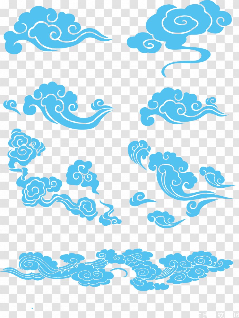 China Cloud Euclidean Vector Cdr - Blue - Clouds,blue,Clouds Transparent PNG