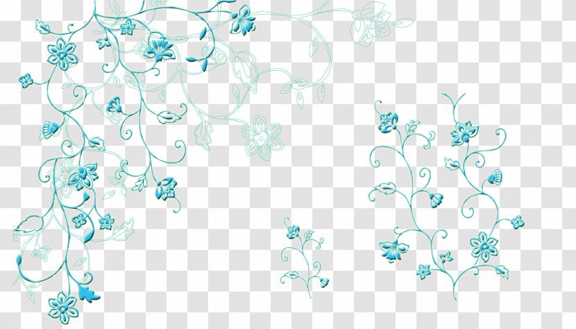 Desktop Wallpaper Floral Design - Aqua - Sakura Decoration Vector Transparent PNG