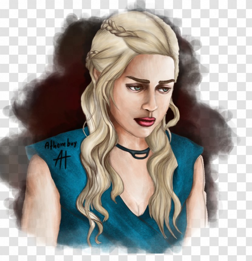 Daenerys Targaryen Game Of Thrones House Fan Art - Wig Transparent PNG