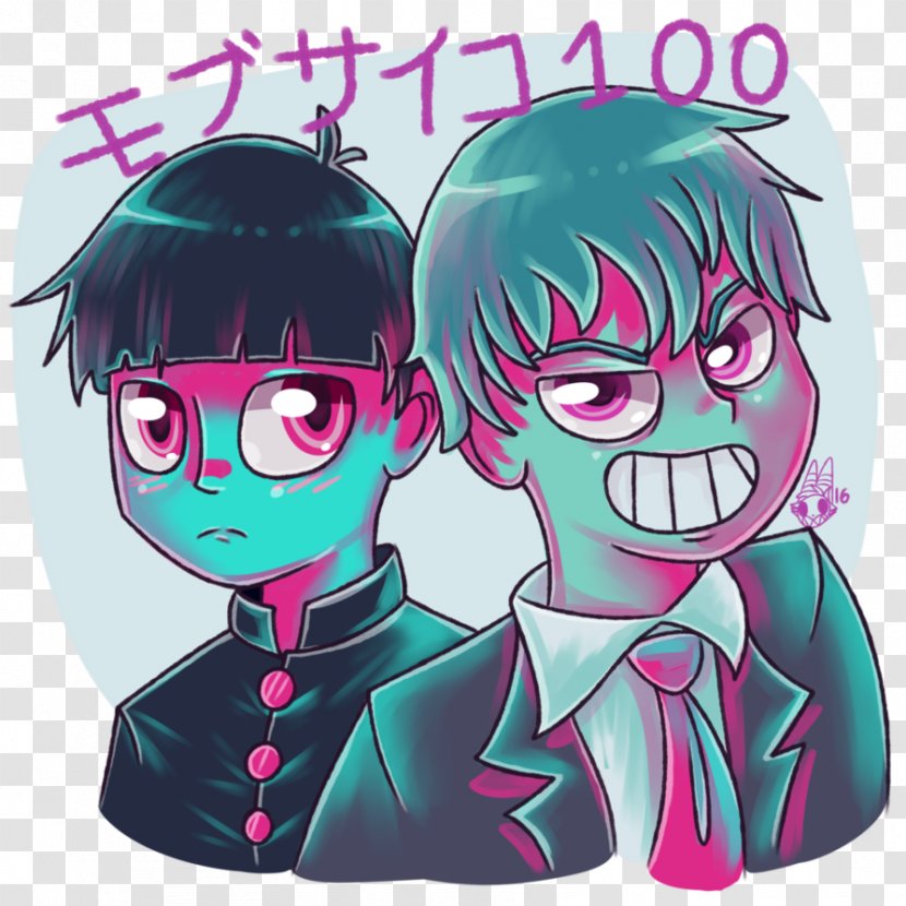 Mob Psycho 100 Fan Art DeviantArt - Watercolor Transparent PNG