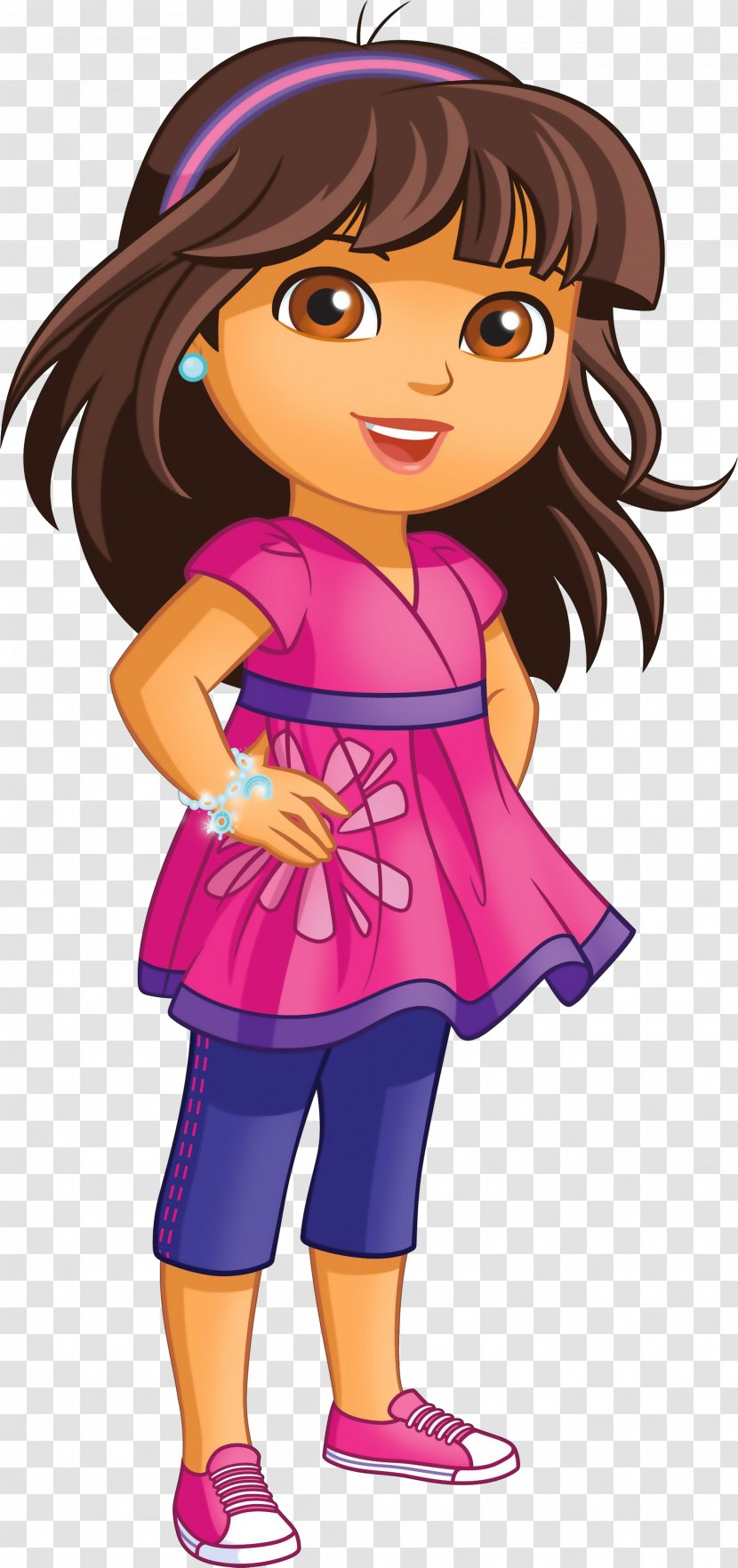 Fátima Ptacek Dora The Explorer Nickelodeon Image Clip Art - Watercolor - Cute Kid Transparent PNG