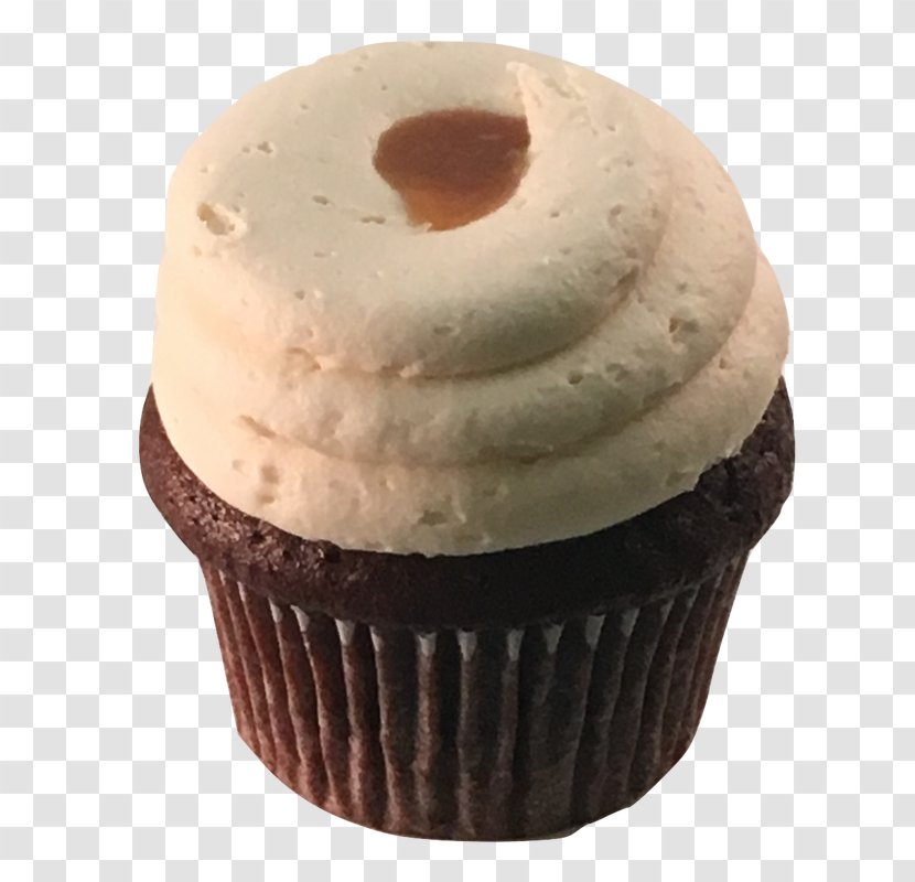 Cupcake Muffin Frosting & Icing Flavor Peanut Butter Cup - Floating Chips Transparent PNG