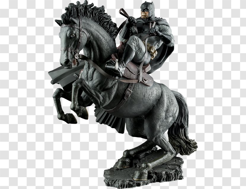 Horse Batman Figurine The Dark Knight Returns Statue - Action Figure - Killer Transparent PNG