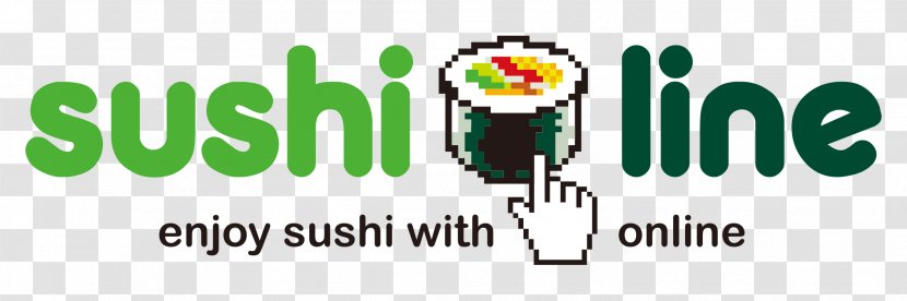 Logo Sushiline Surabaya (Sushi Online Surabaya) Food Brand - Design Transparent PNG