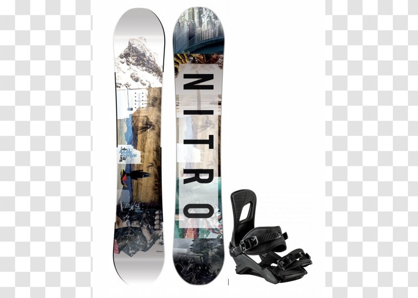 Nitro Snowboards Twin Shop Splitboard Sport - Ski Binding - Snowboard Transparent PNG