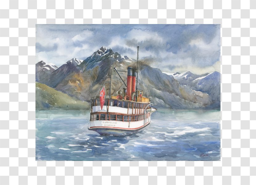 New Zealand Watercolor Painting Paper Art - Canvas Print Transparent PNG