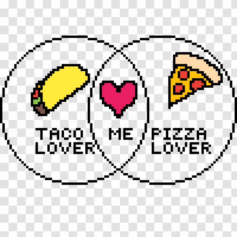 Taco Pizza Image Clip Art Drawing - Heart - Silhouette Transparent PNG