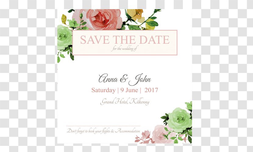 Wedding Invitation Flower Floral Design - Cut Flowers Transparent PNG