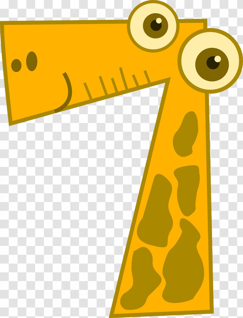 Clip Art Openclipart Free Content Image - Giraffe - Eight Cartoon Transparent PNG