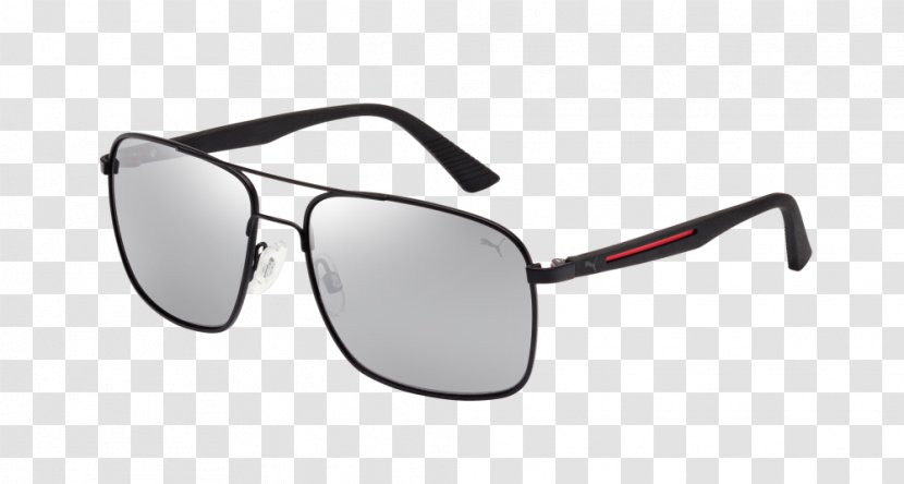 Goggles Sunglasses Puma Eyewear - Silver Transparent PNG