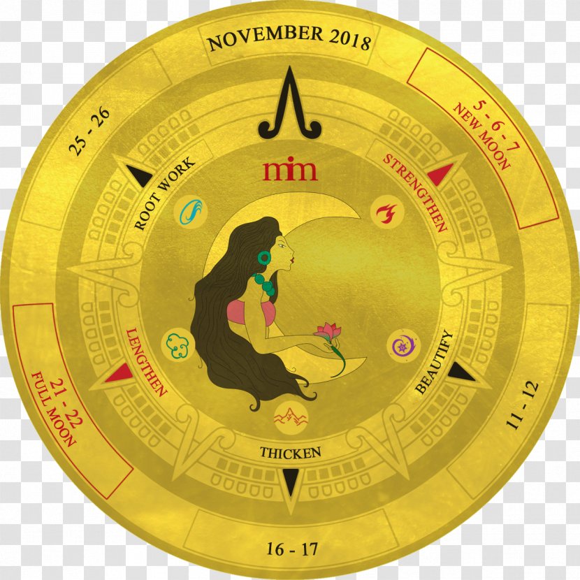 Lunar Calendar Hairstyle Hair Care Moon - Afrotextured - 2018 Transparent PNG