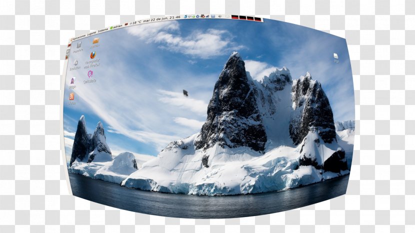 Snow Desktop Wallpaper Glacier Earth Winter - Highdefinition Television Transparent PNG