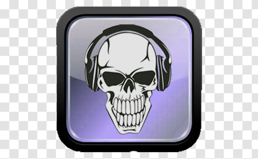 Headphones Skull Human Skeleton - Frame Transparent PNG