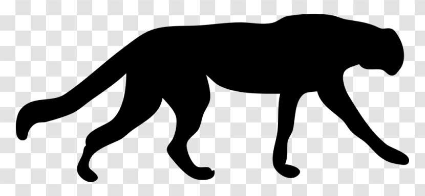 Cheetah Cougar Black Panther Jaguar Clip Art - Tail Transparent PNG