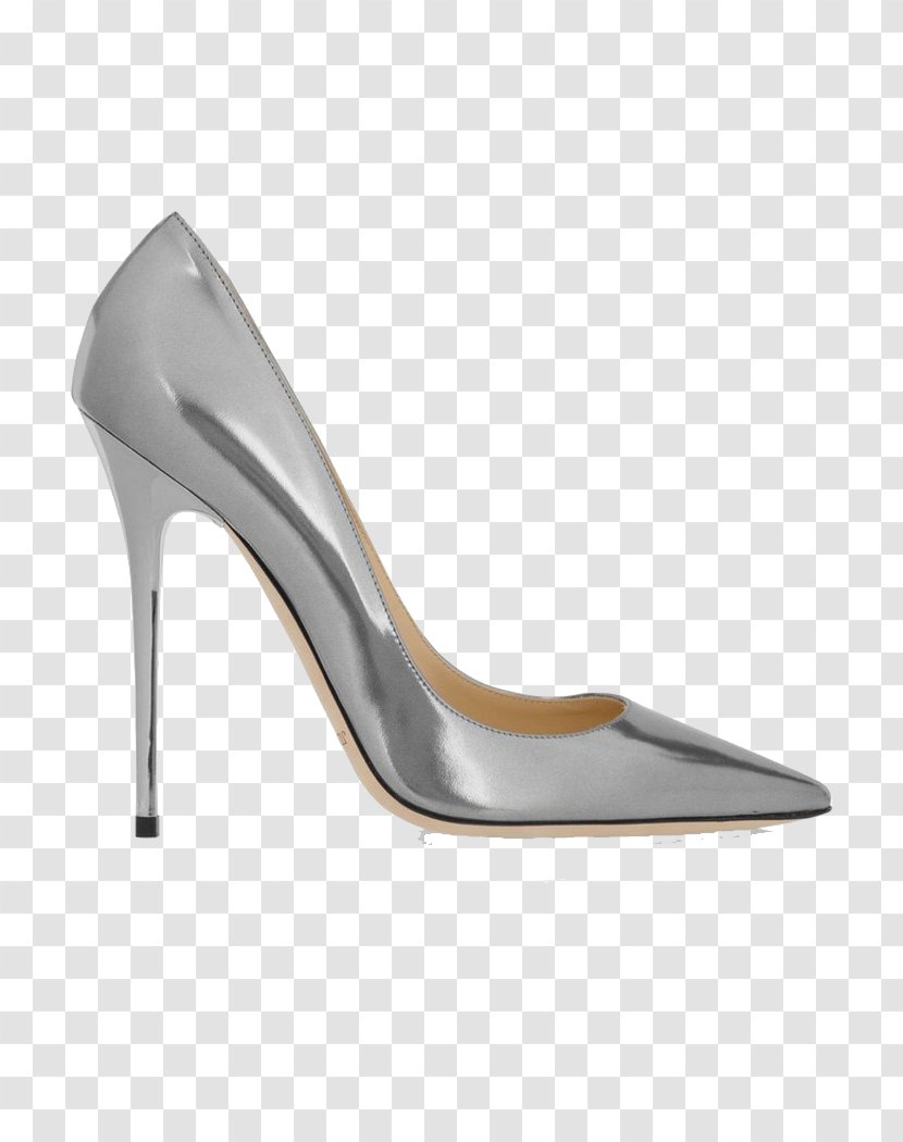 High-heeled Footwear Stiletto Heel Court Shoe Designer - Silver - Pure Jimmy Choo Shoes Transparent PNG