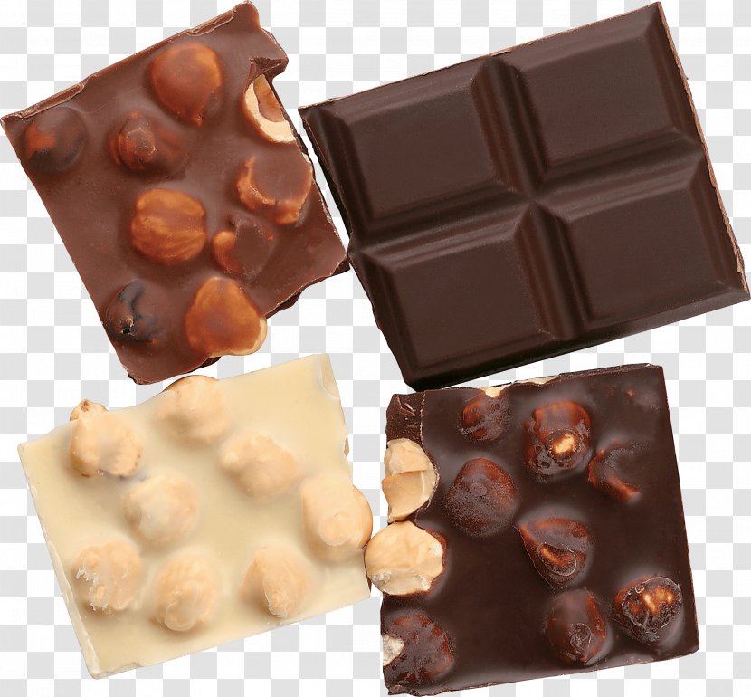 Chocolate Bar Fudge Cake Praline Truffle - Toffee Transparent PNG