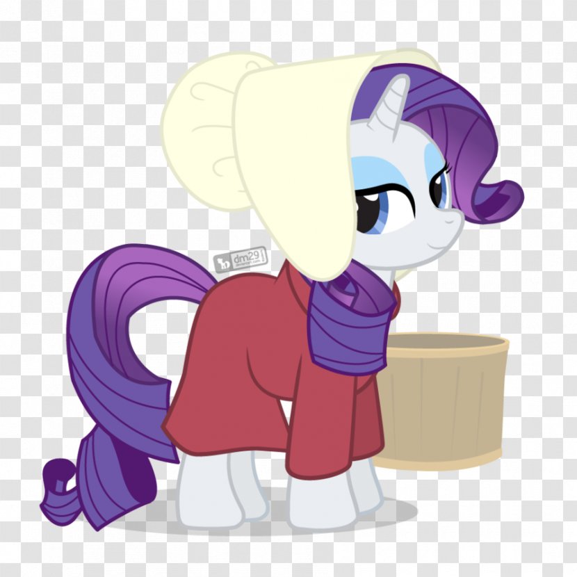 Pony Rarity Offred Horse - Fan Art - Handmaids Tale Transparent PNG