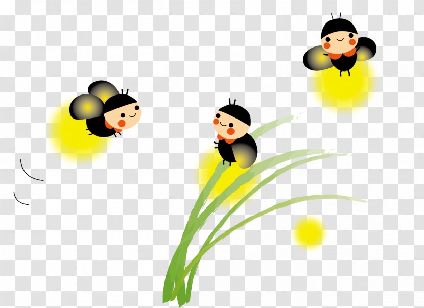Firefly Grave Of The Fireflies Vagalumes Luciola Cruciata Festival - Honey Bee Transparent PNG