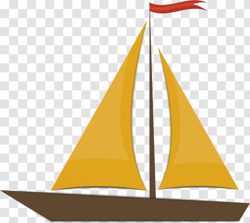 Sailing Ship Adobe Illustrator - Triangle - Vector Element Transparent PNG