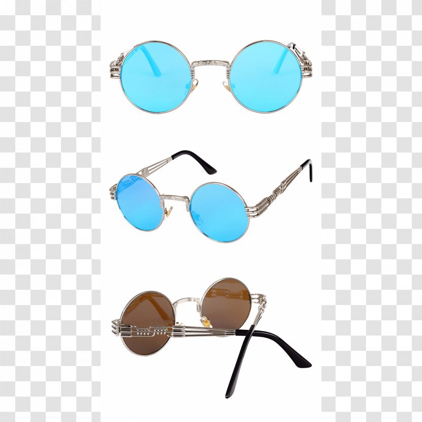 Mirrored Sunglasses Clothing Retro Style - Mirror Transparent PNG