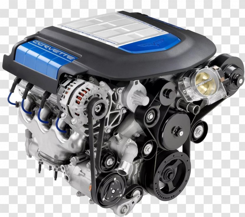 Chevrolet Corvette ZR1 (C6) Car General Motors Z06 - Engine Transparent PNG