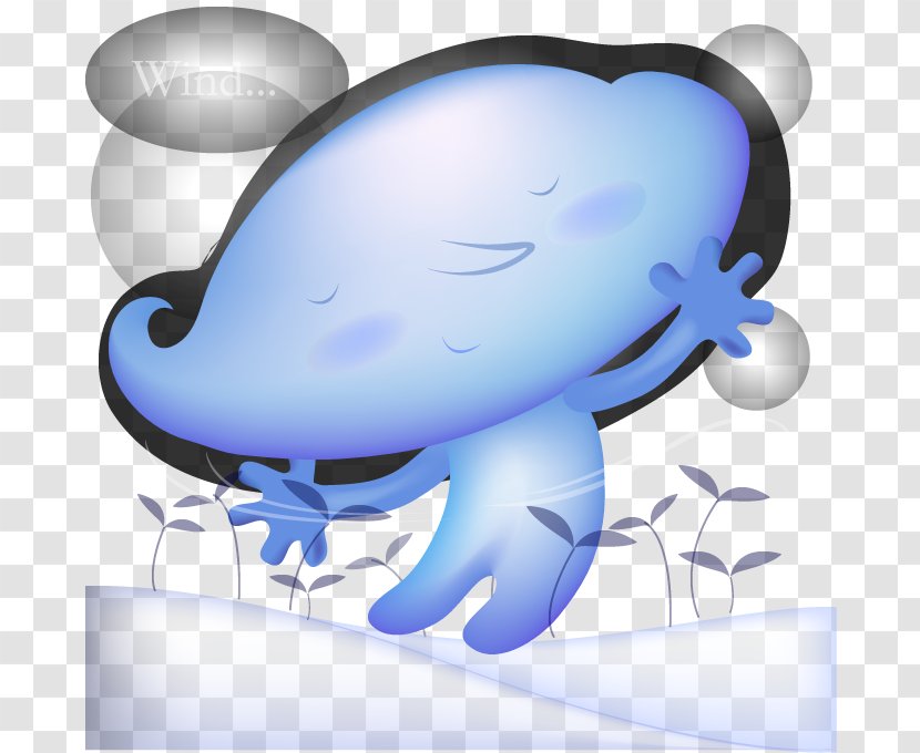 Fantasy Westward Journey Online II Sprite - Cartoon - Blue Wizard Transparent PNG