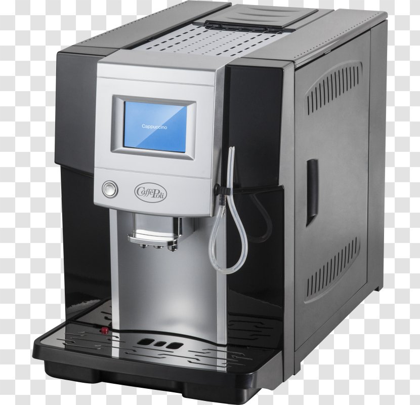 Cappuccino Coffee Espresso Cafe Latte - Machine Transparent PNG