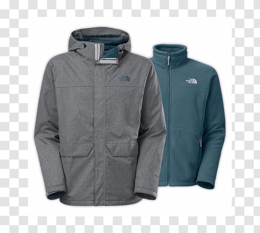 Hoodie Jacket The North Face Parka - Down Feather Transparent PNG