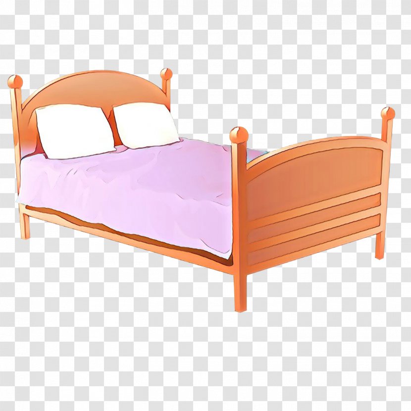 Orange - Bed Frame - Armrest Transparent PNG