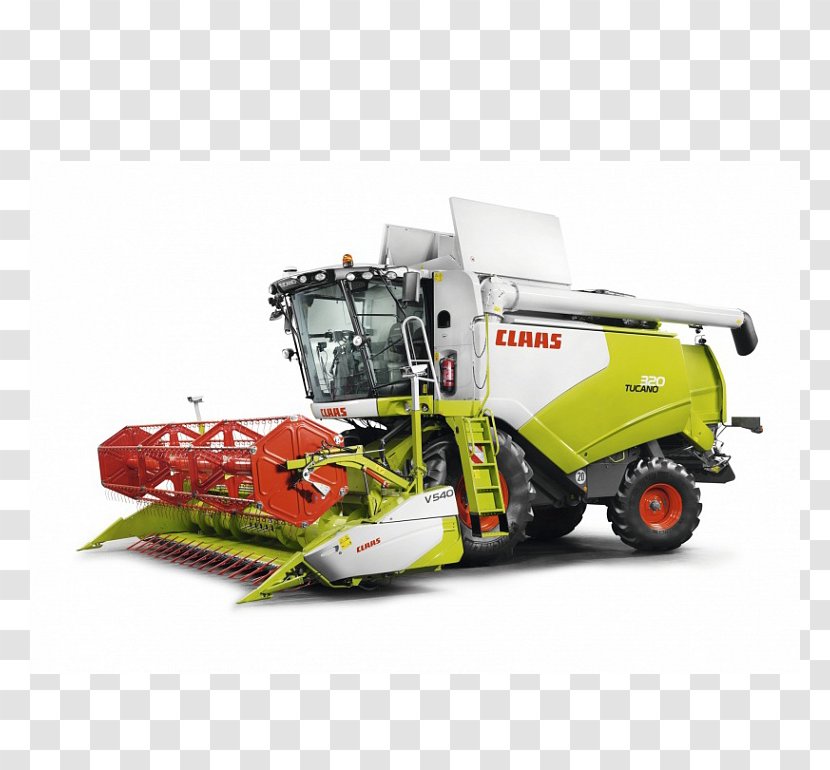 Claas Tucano Combine Harvester Agriculture Tractor - Reaper Transparent PNG