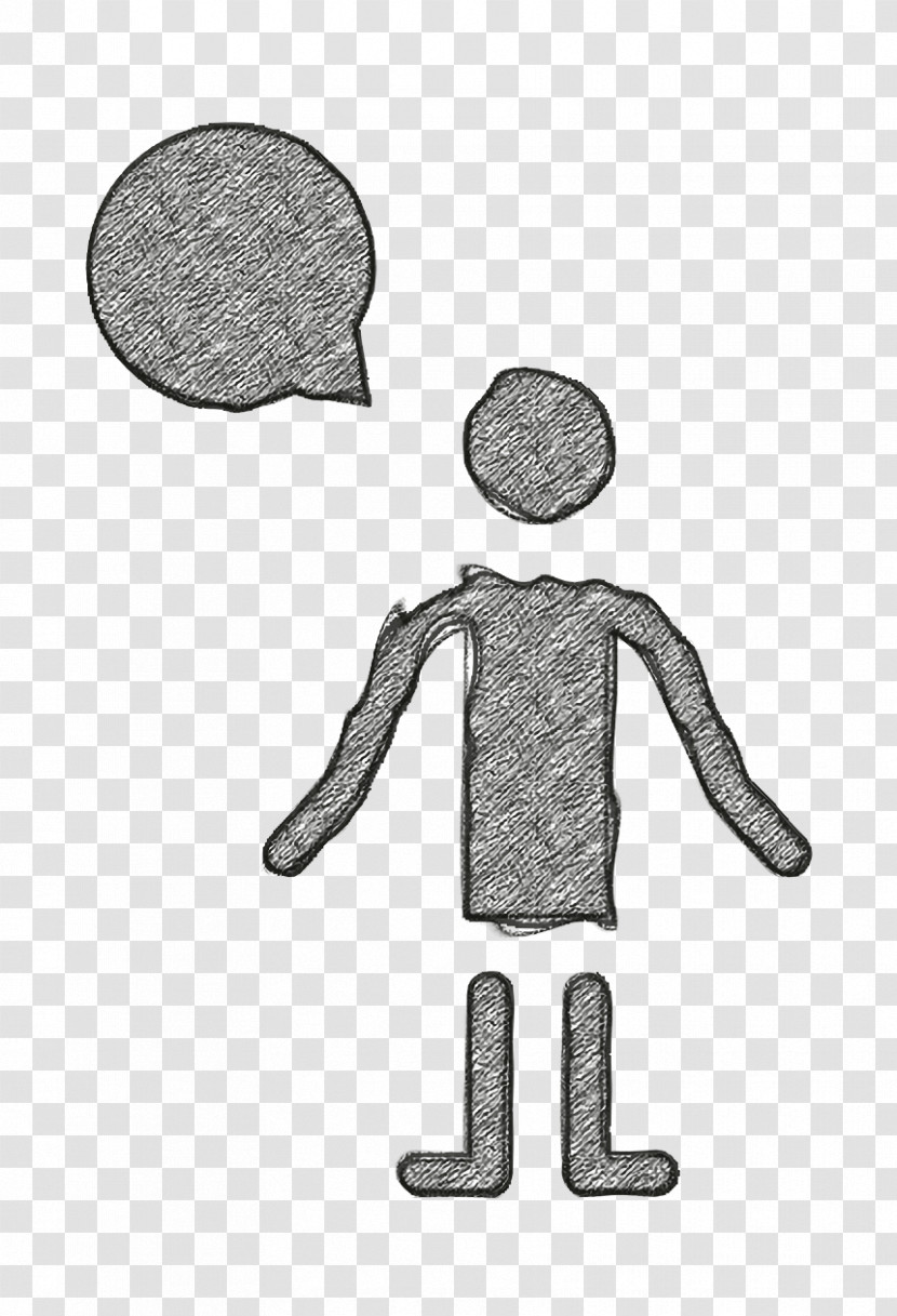 Doubt Icon Human Life Situations Icon Stick Man Icon Transparent PNG