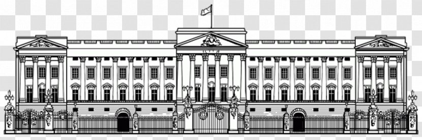 Buckingham Palace Drawing Building Architecture - Metropolis Transparent PNG