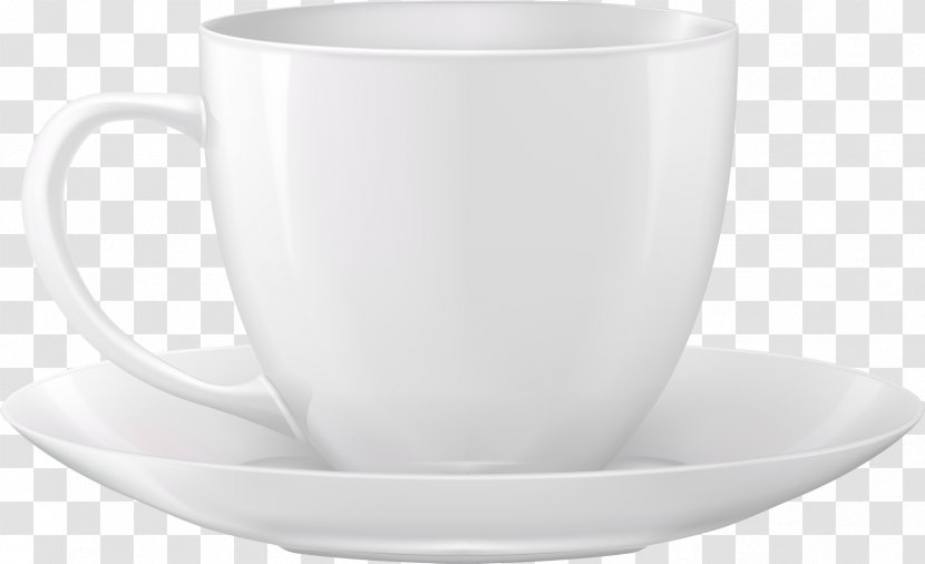 Coffee Cup Saucer Mug - Ceramic Transparent PNG