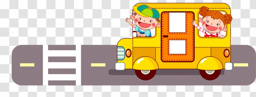 School Bus - Yellow - Buses Transparent PNG