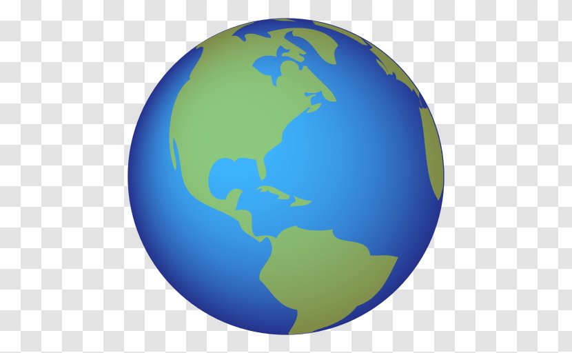 Earth Globe T-shirt World Emoji - Smart Casual Transparent PNG