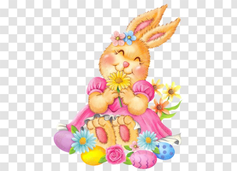 Easter Bunny Love Wish Clip Art - Heaven Transparent PNG