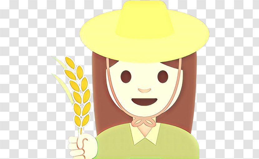 Cartoon Yellow Costume Hat Clip Art - Smile Accessory Transparent PNG