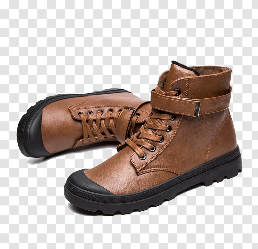Boot Leather Brown Shoe - Footwear - Hiking Boots Khaki Transparent PNG