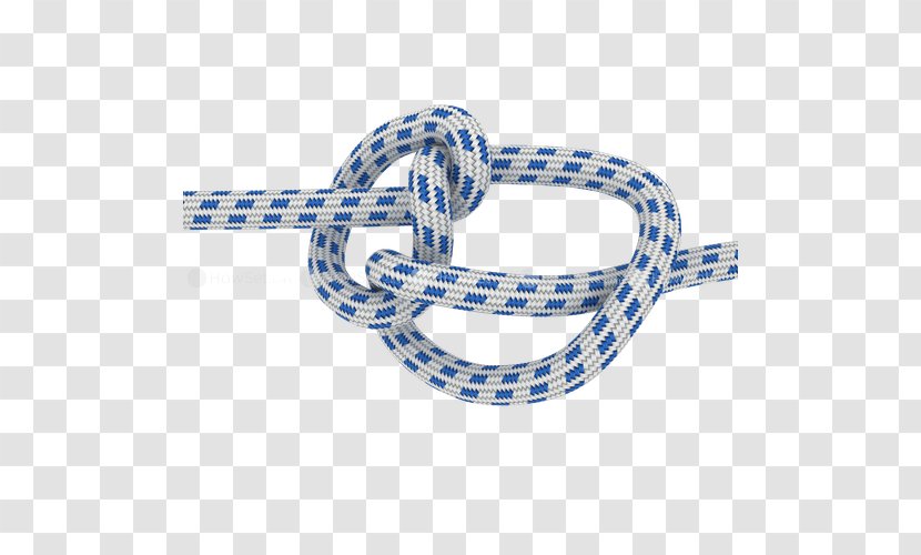 Rope Cobalt Blue Font - Tie The Knot Transparent PNG