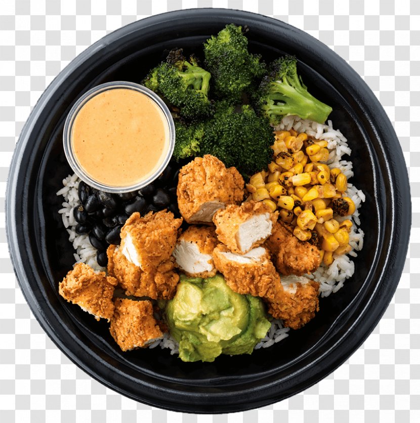 Karaage Chicken Nugget Gyūdon Barbecue Bowl - Fried Food - Leaf Vegetable Transparent PNG