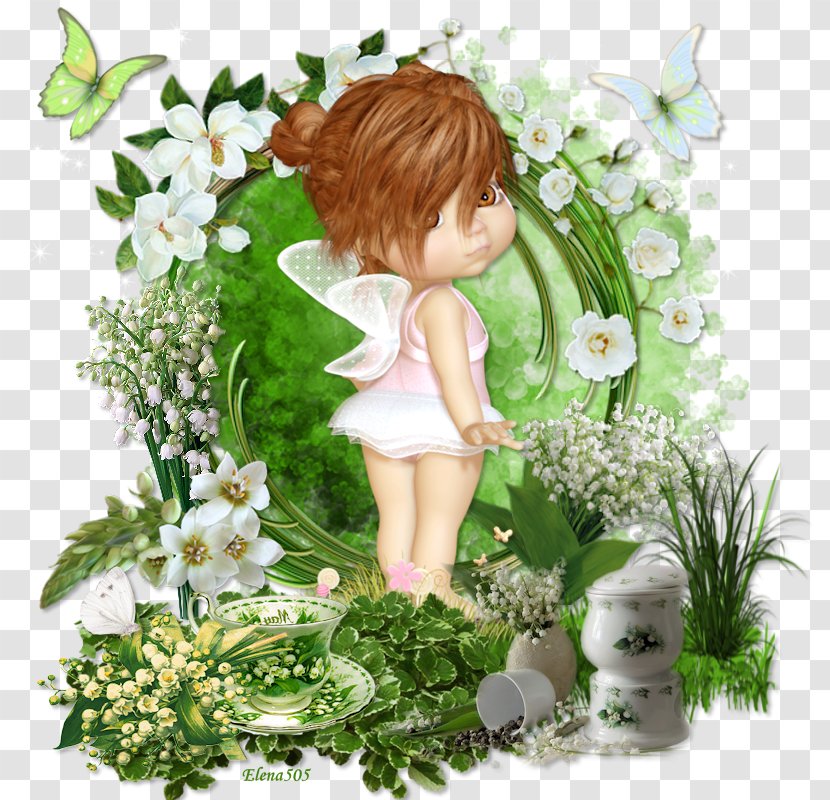 Flowering Plant Fairy ISTX EU.ESG CL.A.SE.50 EO Lily Of The Valley - Angel M - Flower Transparent PNG