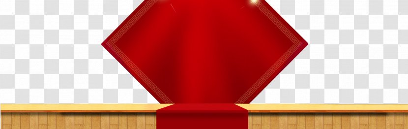 Table Chair Angle - Red - Diamond-shaped Yellow Board Transparent PNG