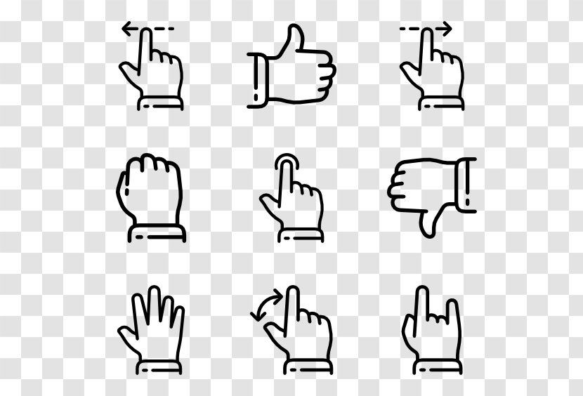 Laboratory Science Clip Art - Hand Gestures Transparent PNG