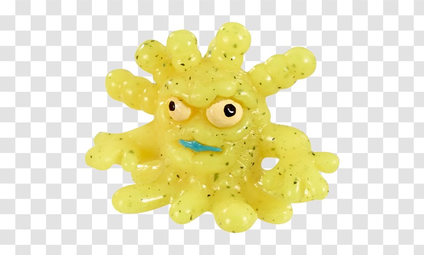 Fungus Spore Mold Drip Funk Toy - Yellow - Food Transparent PNG